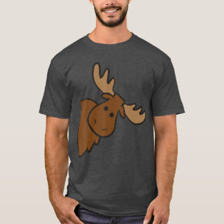 T-shirt Cute Moose Elk Deer Funny Alaska Moose Small gift