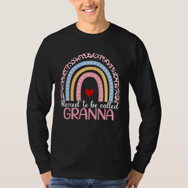 T-shirt Cute Mother s Day Blessed To Be Called Granna Rain (Devant)