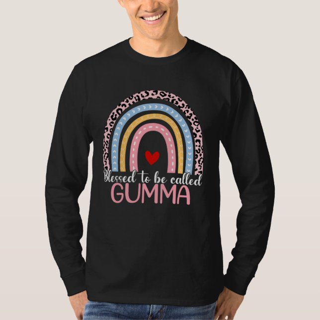 T-shirt Cute Mother s Day Blessed To Be Called Gumma Rainb (Devant)