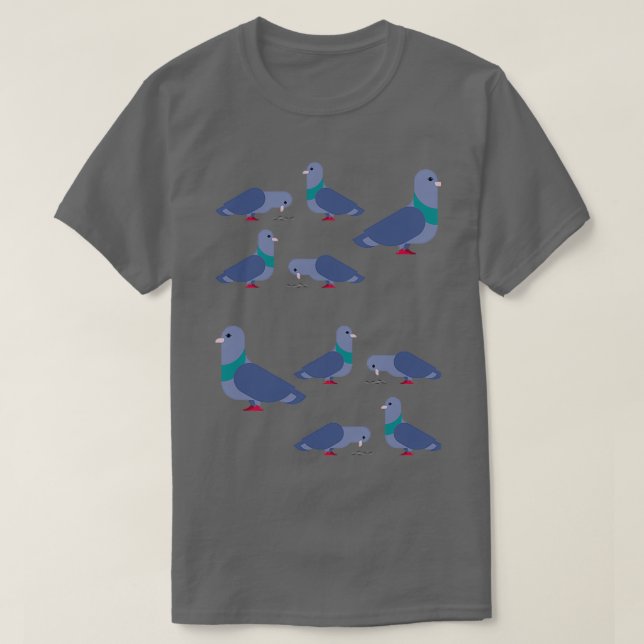T-shirt Cute Motif Pigeon 1 (Design devant)