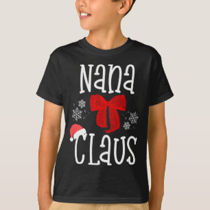 T-shirt Cute Nana Claus Père Noël Grand-mère Fam Pyjama de