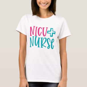 T-shirt Cute NICU Infirmière mot art