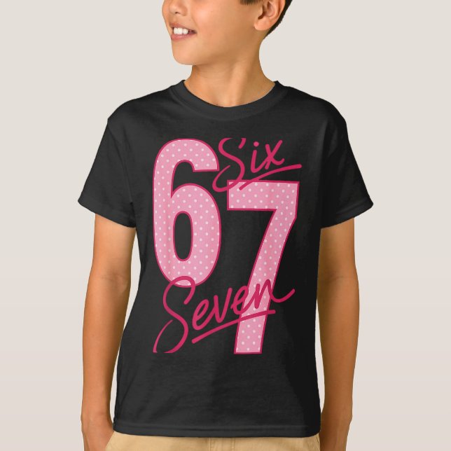 T-shirt Cute Nk 67 Valentine Six Seven Funny Meme Women Gi (Devant)