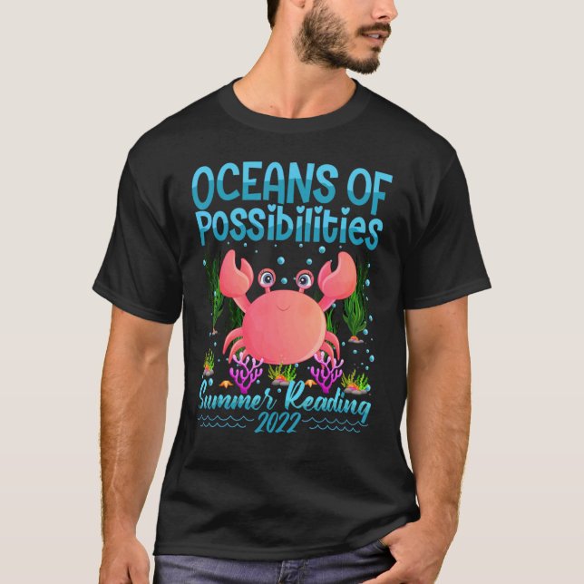 T-shirt Cute Oceans Of Possibilités Lecture Été 2022 C (Devant)