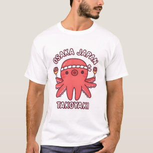 T-shirt Cute Octopus Osaka Japon Takoyaki nourriture