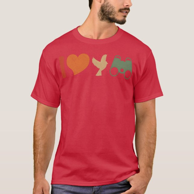 T-shirt Cute Oiseau Oiseau Oiseau Oiseau Whisperer rétro (Devant)