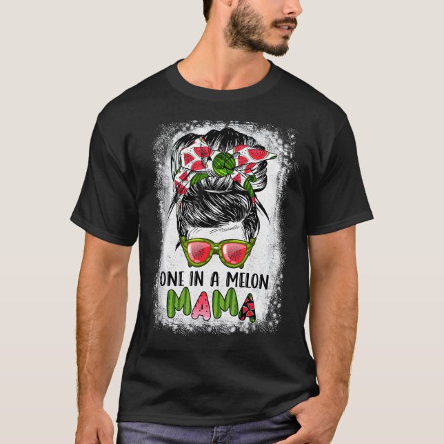 T-shirt Cute One Dans Une Pastèque Mama Watermelon Summer (Devant)