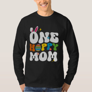 T-shirt Cute One Hoppy Mom Bunny Easter Day Egg Bunny