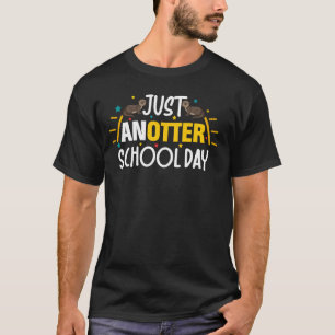 T-shirt Cute Otter Shirt Funny School University Student K