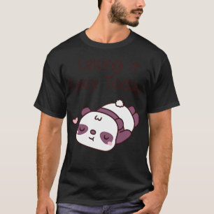 T-shirt Cute Ours Panda Prendre Facile Aujourd'Hui
