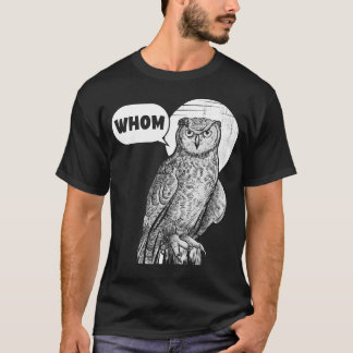 T-shirt Cute Owl Pun Lover Drôle Animal Distressed Camping