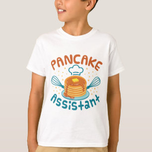 T-shirt Cute Pancake Assistant Pancakes Maker Enfants
