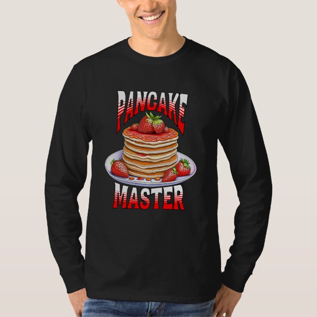 T-shirt Cute Pancakes Aux Fraises (Devant)