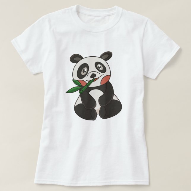 T-shirt Cute Panda (Design devant)