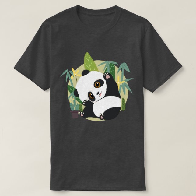 T-shirt Cute Panda (Design devant)