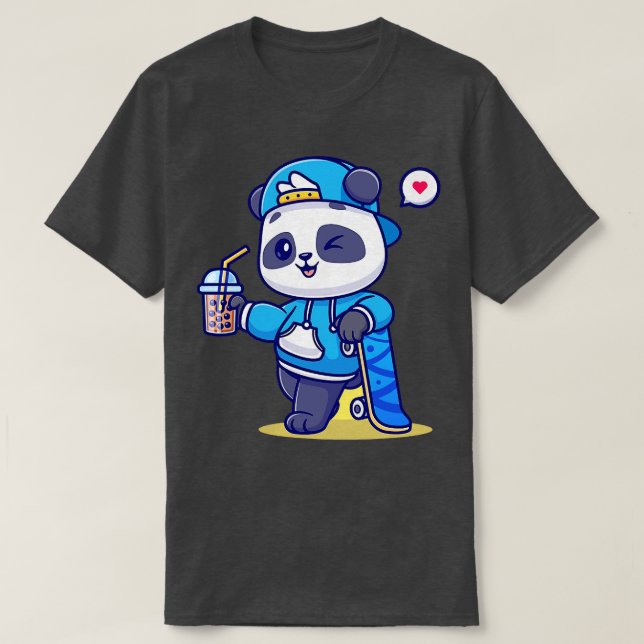 T-shirt Cute Panda 11 (Design devant)