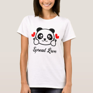 T-shirt Cute Panda Bear "Spread Love"