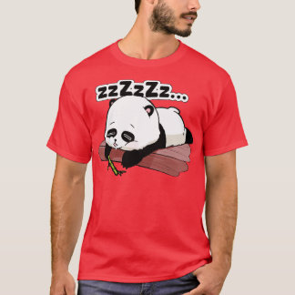 T-shirt Cute panda dormir