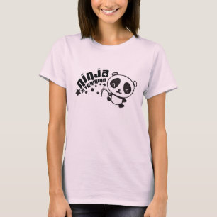 T-shirt Cute Panda Ninja en formation
