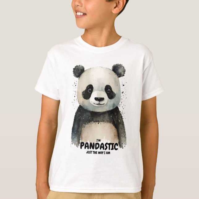 T-shirt Cute Panda personnalisé (Devant)