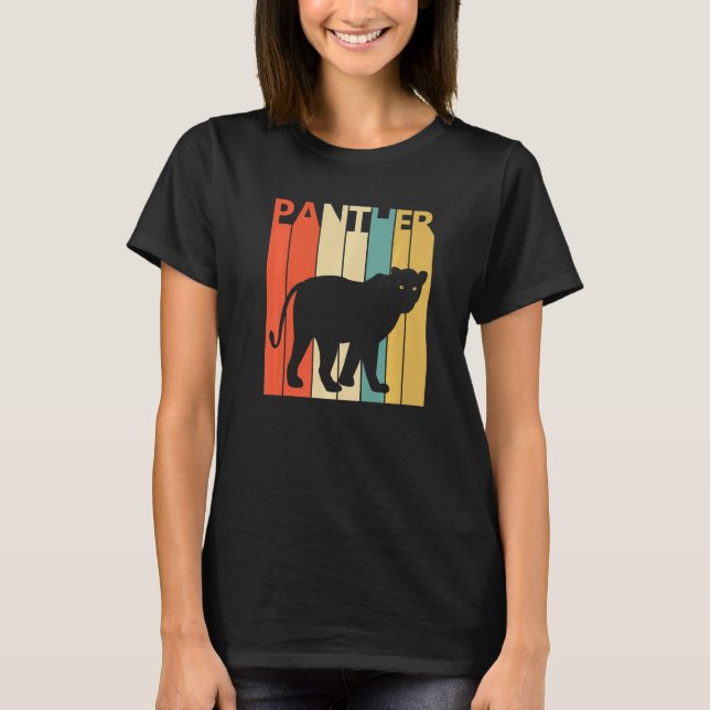 T-shirt Cute Panther animal (Devant)