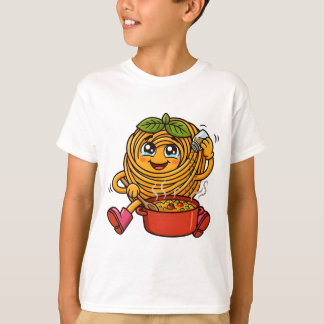 T-shirt Cute Pasta Polo Cuisine Soupe au Poivre