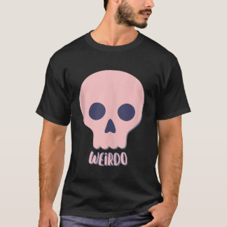 T-shirt Cute Pastel Goth Crâne Weirdo Pun gothique esthéti