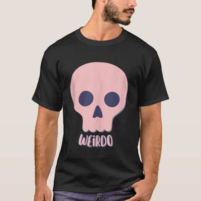 T-shirt Cute Pastel Goth Crâne Weirdo Pun gothique esthéti (Devant)