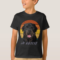Cute paw Retro Heart Rottie Dog Animaux animaux de