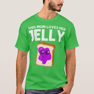 T-shirt Cute Peanut Butter And Jelly Art Mom Women Matchin