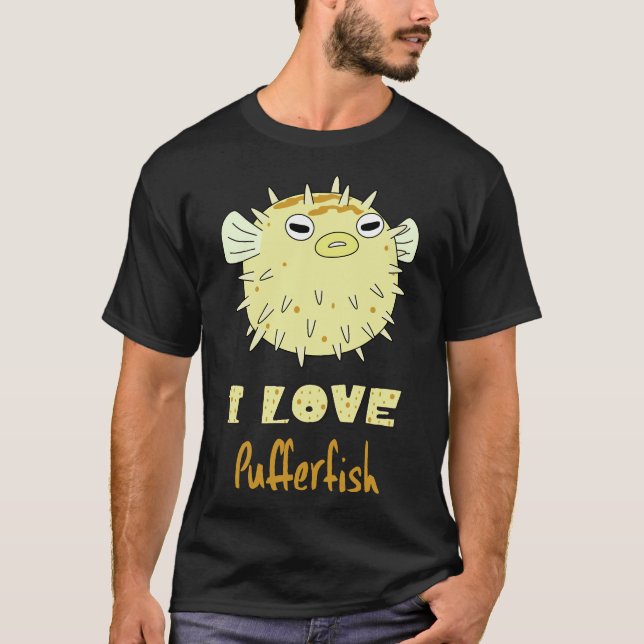 T-shirt Cute pêche au poisson (Devant)