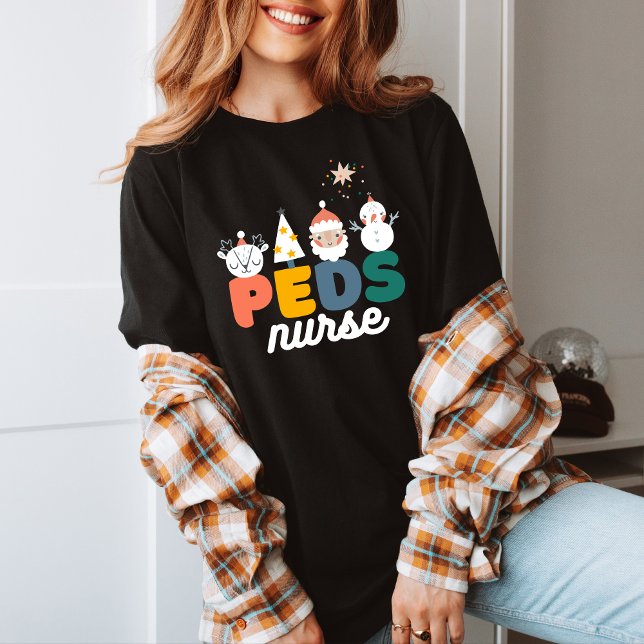 T-shirt Cute Peds Infirmière Noël pour NICU Infirmières PI (Créateur téléchargé)
