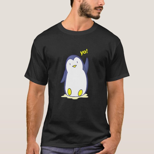 T-shirt Cute Penguin (Devant)