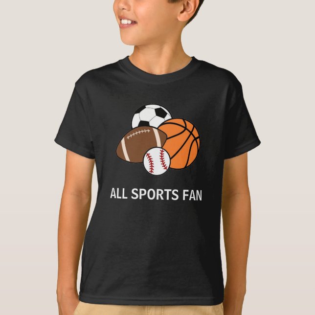 T-shirt Cute personnalisée tous les fans de sports (Devant)