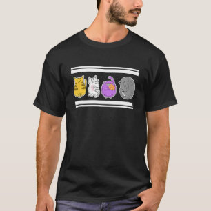 T-shirt Cute Pet Chat Amoureux des animaux Genderfluide Ca