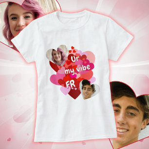 T-shirt Cute photo personnalisée Valentine