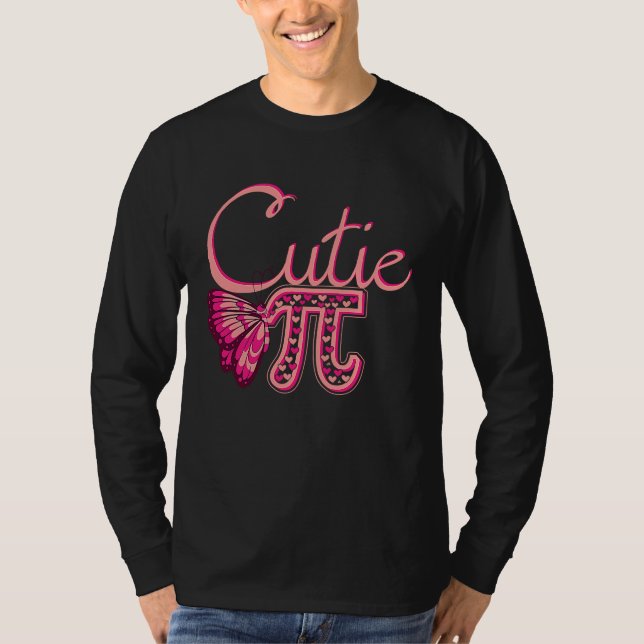 T-shirt Cute Pi Butterfly Math Holiday Mathematics  Pi Day (Devant)