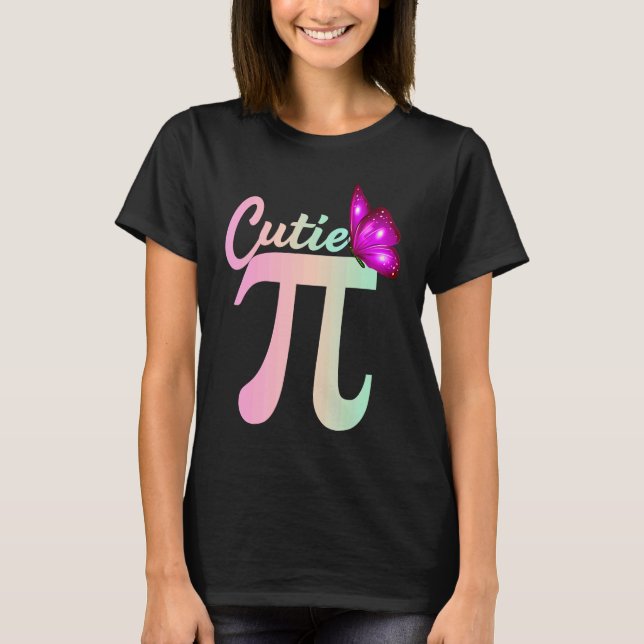T-shirt Cute Pi Day Math Day Teacher Women girls Cutie Pi  (Devant)