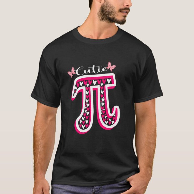 T-shirt Cute Pi Day Math Day Teacher Women girls Cutie Pi  (Devant)