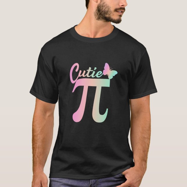 T-shirt Cute Pi Day Math Day Teacher Women girls Cutie Pi  (Devant)