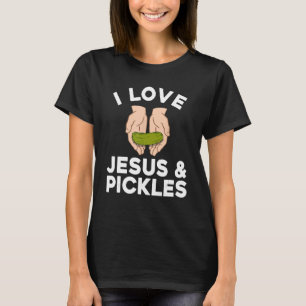 T-shirt Cute Pickle Design Pour Hommes Femmes Enfants Jésu