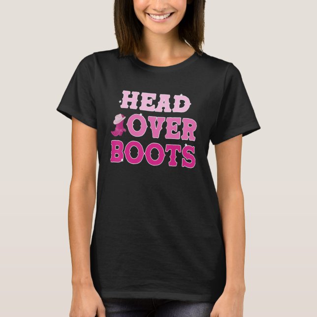 T-shirt Cute Pink Aesthetic Southern Cowgirl Country Music (Devant)