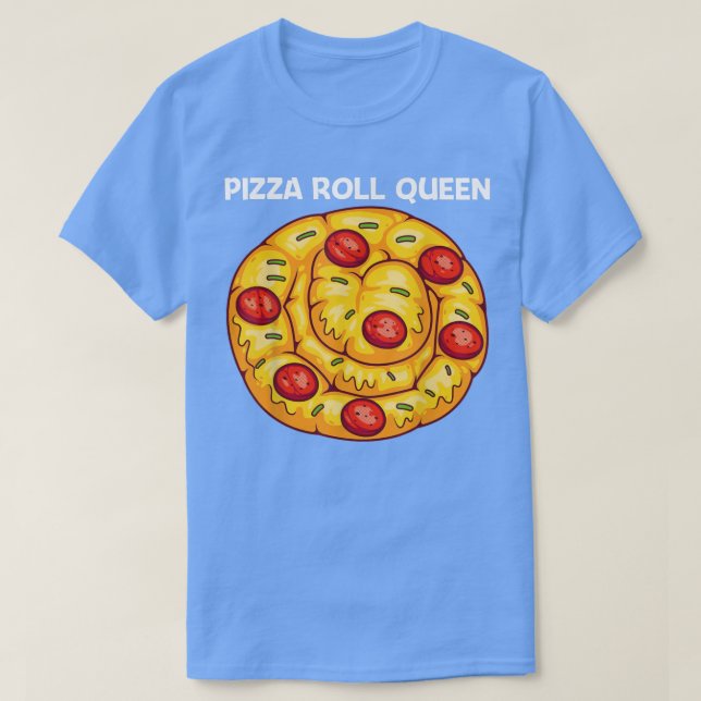 T-shirt Cute Pizza Roll Conception Pour Femmes Maman Pizza (Design devant)