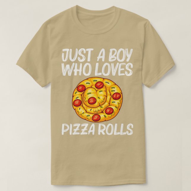 T-shirt Cute Pizza Roll Conception Pour Garçons Enfants Pi (Design devant)