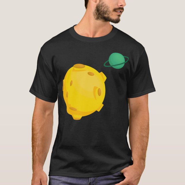 T-shirt Cute Planète Art (Devant)