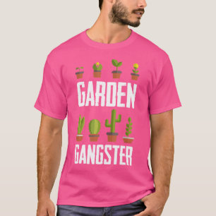 T-shirt Cute Plante Jardin Gangster Jardinage Housepl