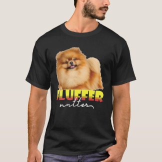 T-shirt Cute Pomeranian Fluffernutter Fluffy Amoureux des 
