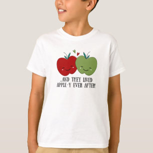 T-shirt Cute pomme