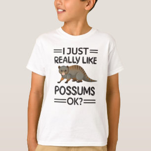 T-shirt Cute Possum Girl Opossum Lover Possum Whisperer
