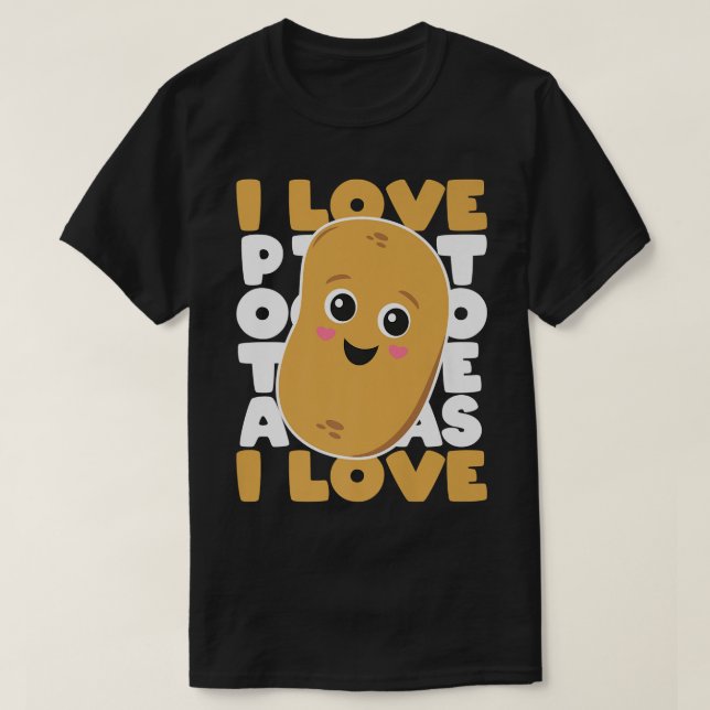 T-shirt Cute Potato (Design devant)